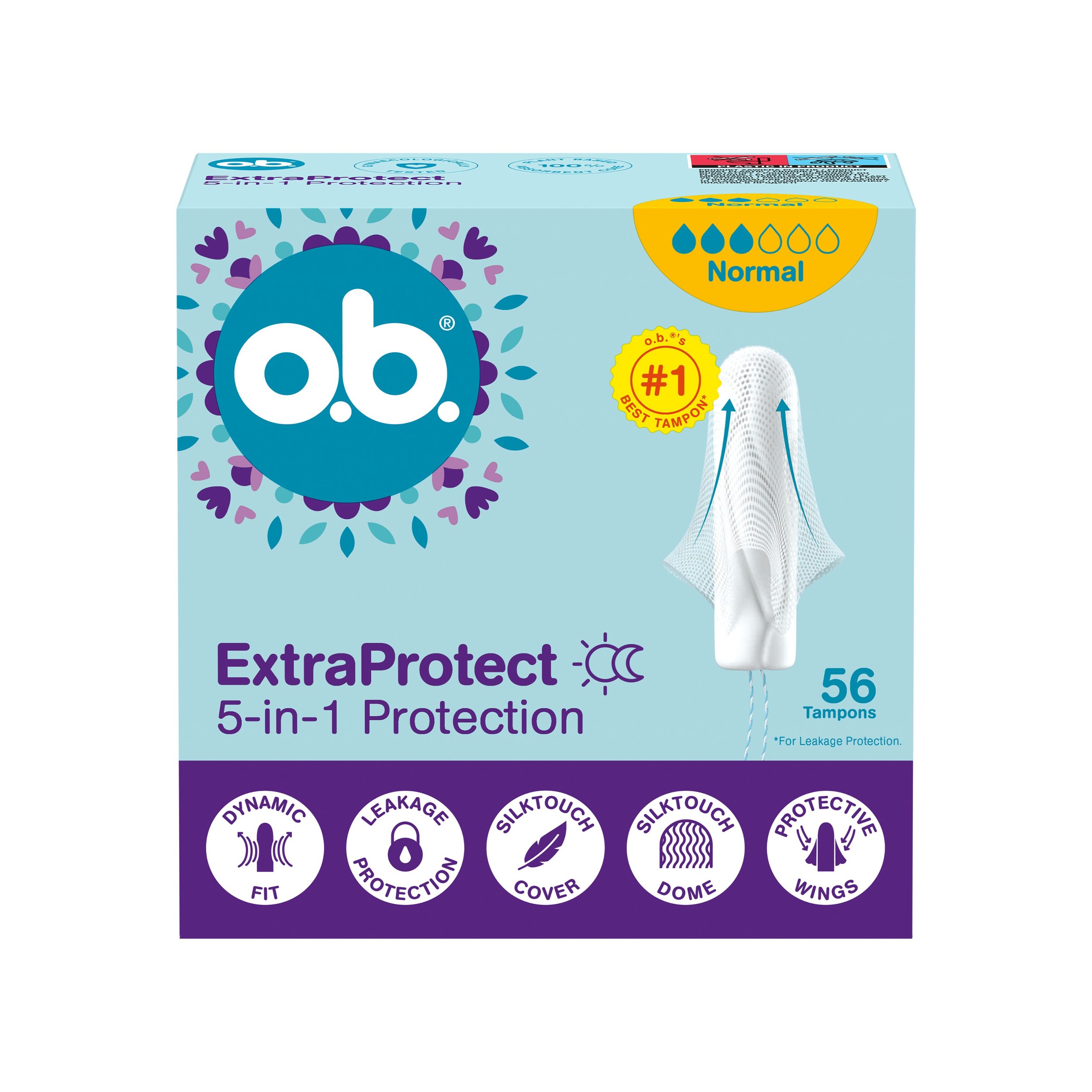 o.b. Extra Protect Normal 56 ks