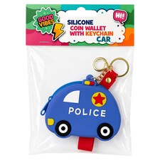 Good Vibes Silikonová peněženka na klíče auto