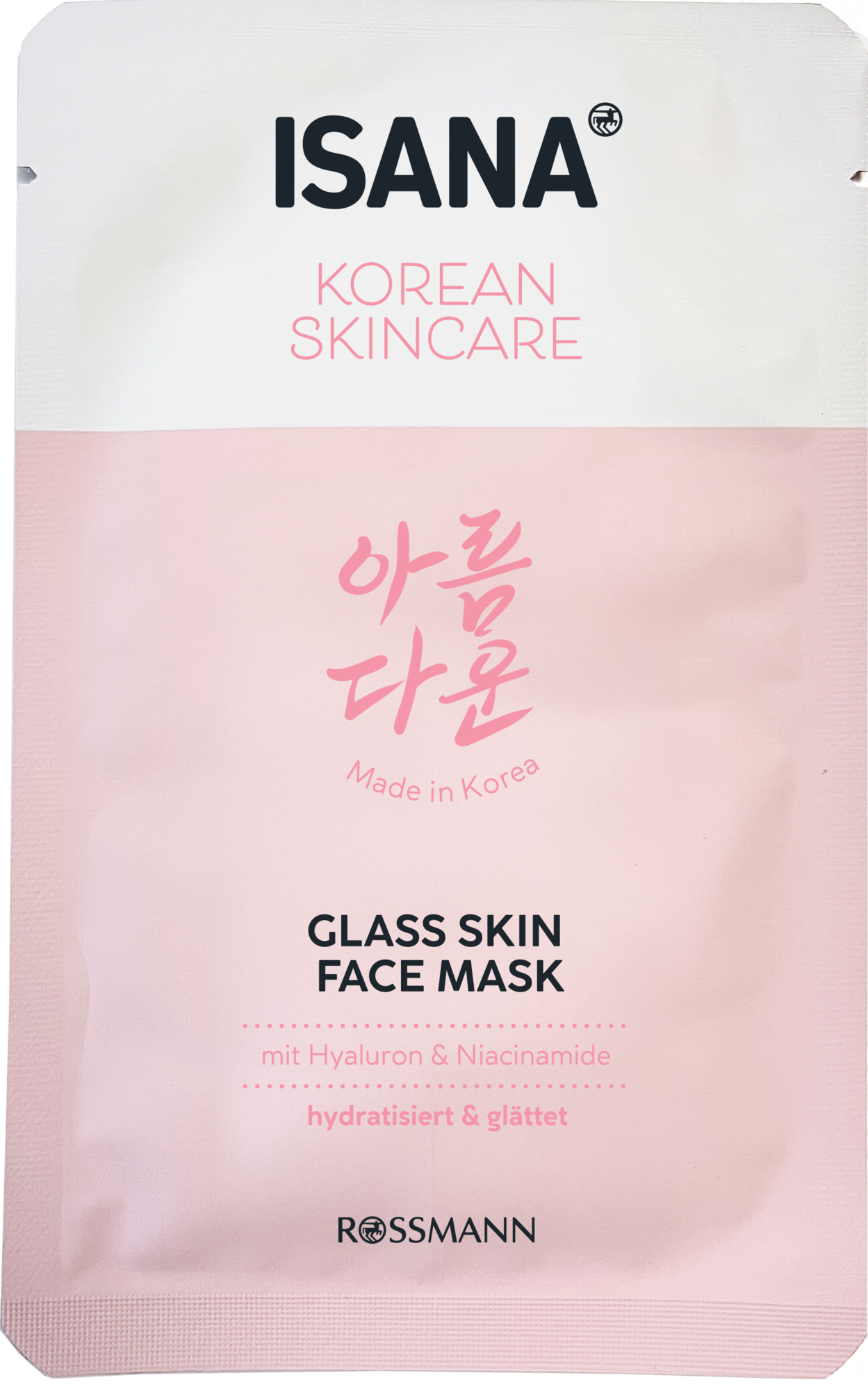 ISANA Korean skincare pleťová maska s kyselinou hyaluronovou