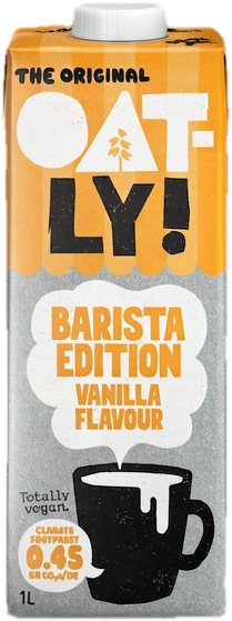 Oatly! Nápoj ovesný Barista vanilkový