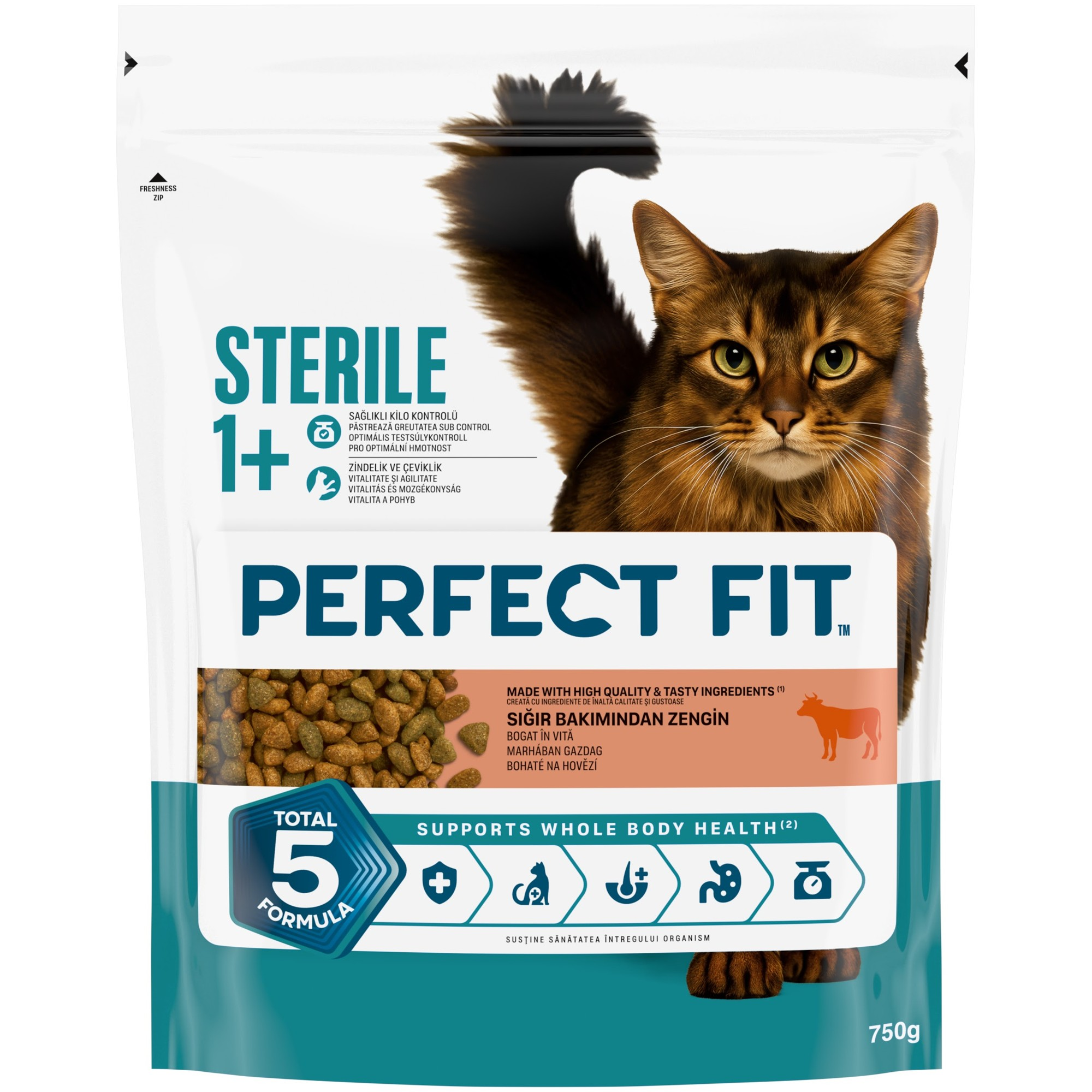 Perfect Fit Sterile Granule pro dospělé kastrované kočky s hovězím