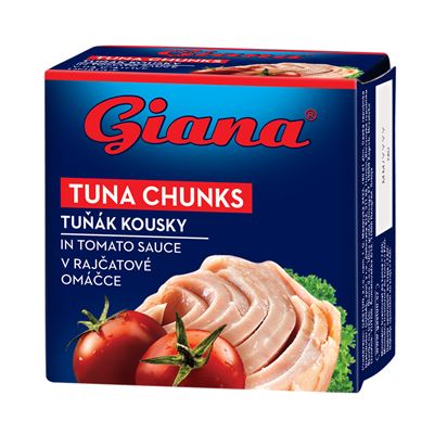 Giana Tuňák kousky v tomatové omáčcei 48 x 80 g