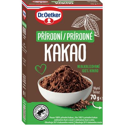 Dr. Oetker Kakao přírodní 70 g