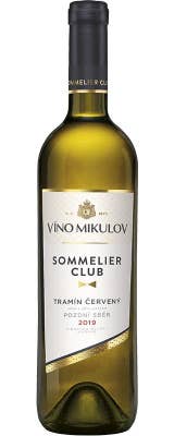 Víno Mikulov Sommelier club Tramín červený pozdní sběr