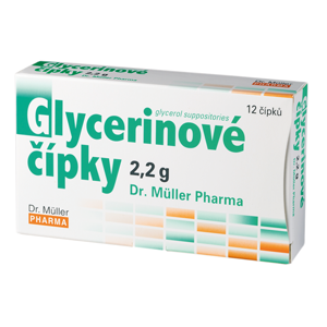 Glycerinové čípky 12x2.2g Dr.Müller