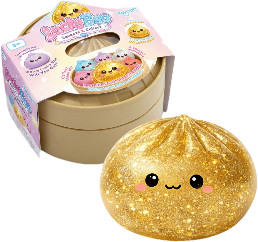 Keycraft Mini lucky bao tajemný squishy knedlíček