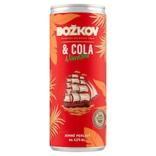 Božkov Originál & cola s limetou 250ml