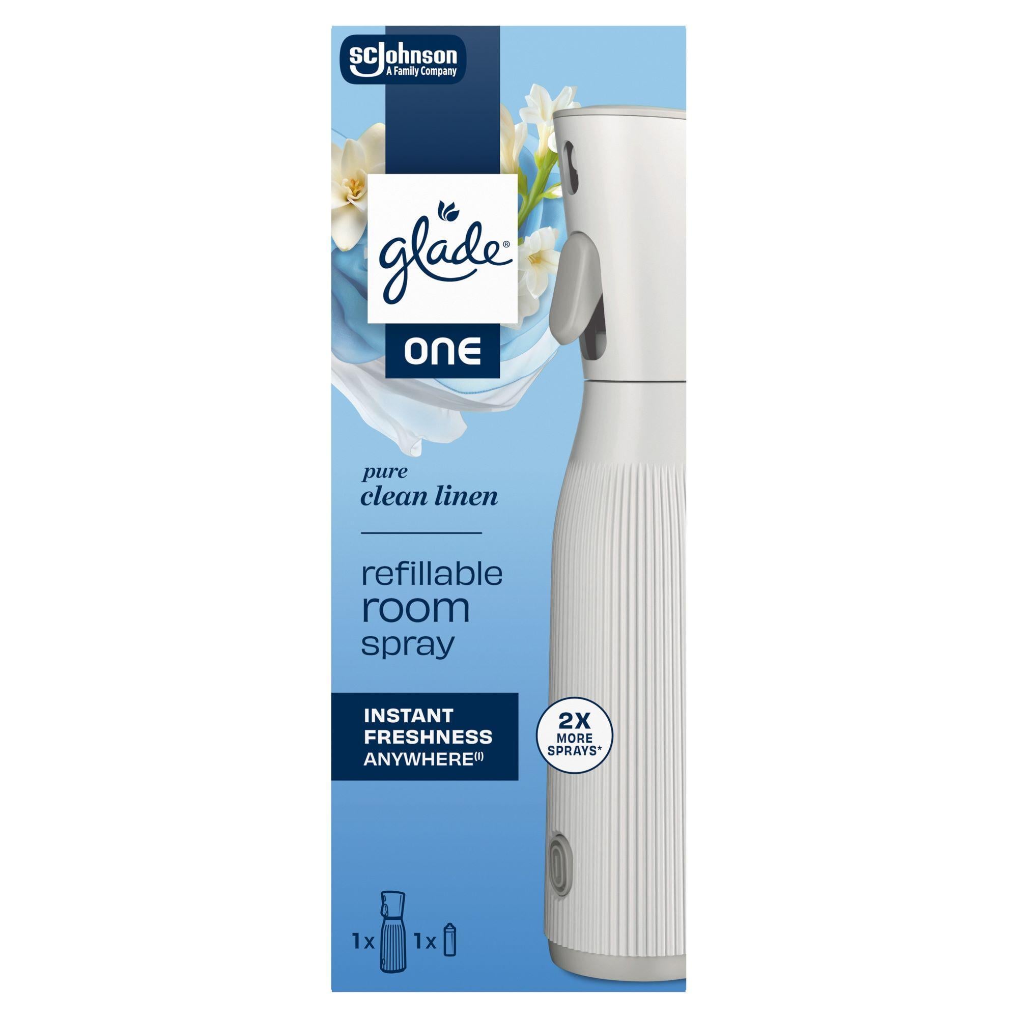 Glade ONE Room spray clean linen
