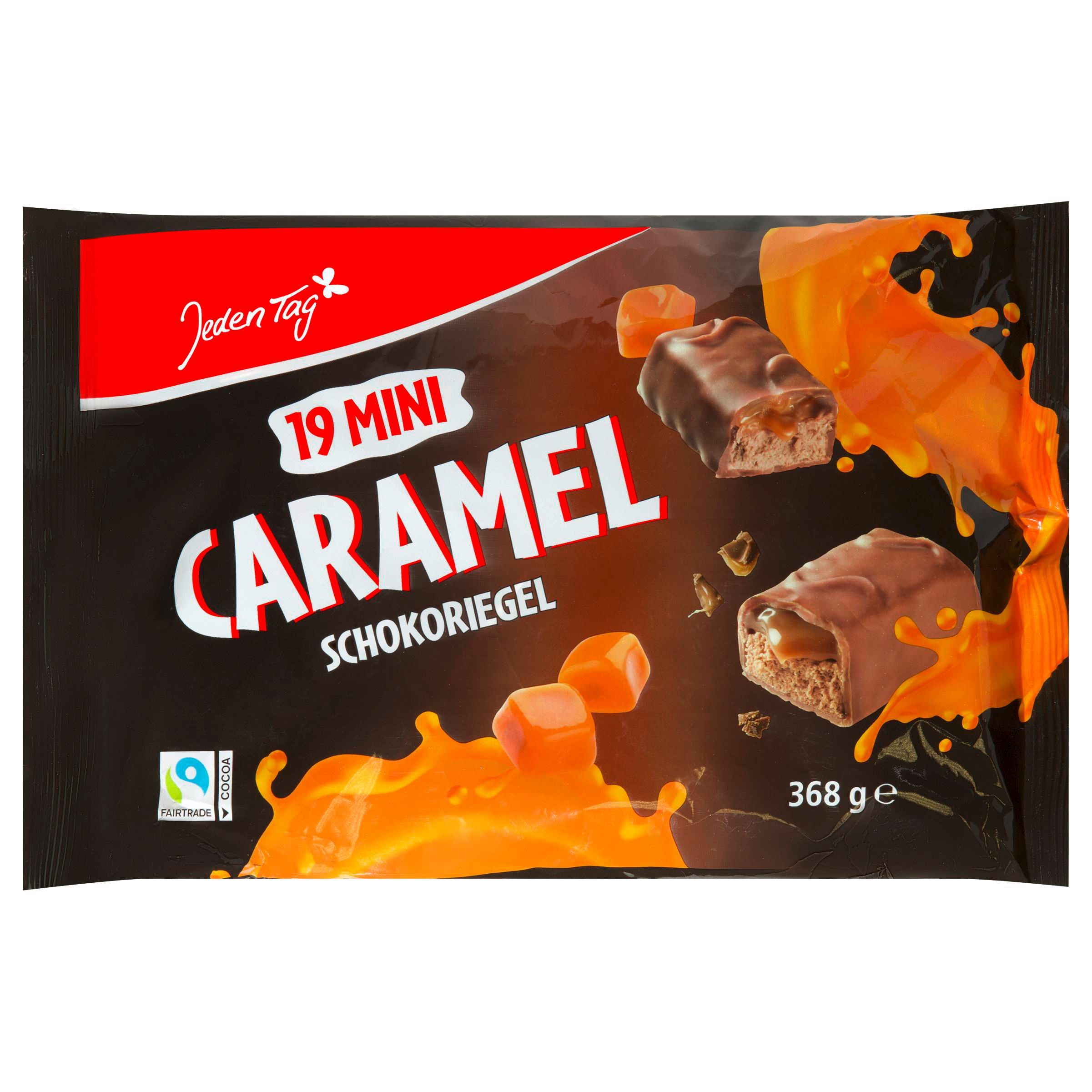 Jeden Tag mini čokolády s karamelem 19 ks 368g