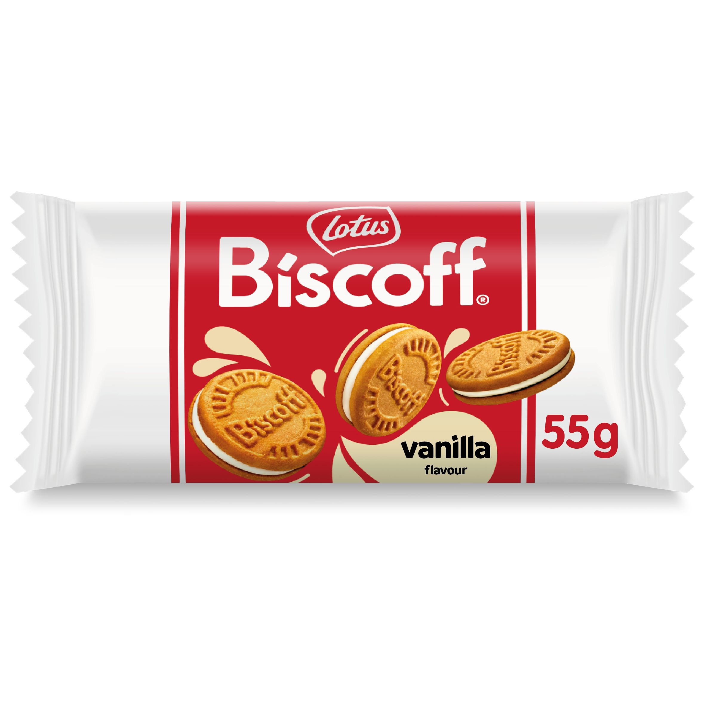 Lotus Biscoff sušenky s vanilkovým krémem 55g