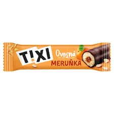 Tixi Ovesná tyčinka s meruňkovou náplní a kakaovou polevou 30g