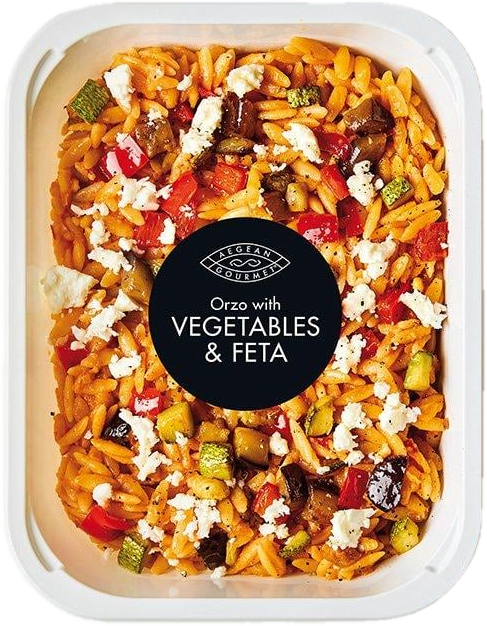 Mytilos Aegean Gourmet Těstoviny Orzo se zeleninou a sýrem Feta