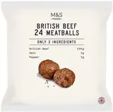 Marks & Spencer Kuličky z mletého hovězího masa ochucené solí a černým pepřem