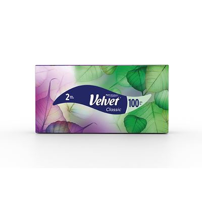 Velvet Kapesníky 2vrstvé 100 ks
