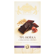 Carla 70% hořká s drcenými oříšky 80g
