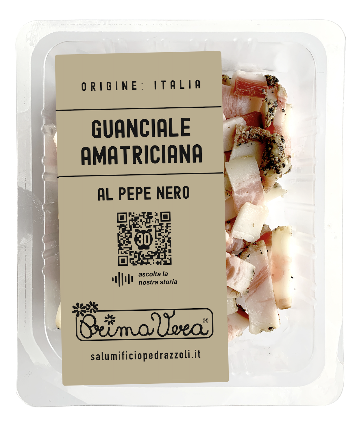 PrimaVera BIO Guanciale s černým pepřem
