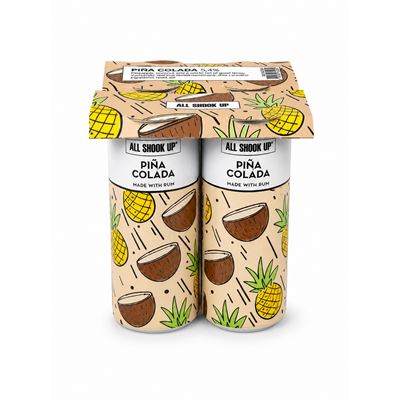 ALL SHOOK UP Ready to Drink Piňa Colada 3,4 % 4 x 250 ml