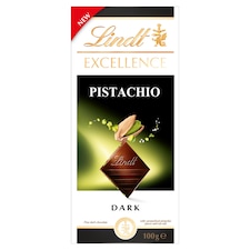 Lindt Excellence Hořká čokoláda s karamelizovanými pistáciemi a mořskou solí 100g