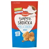 Emco Super srdíčka kokos 140g