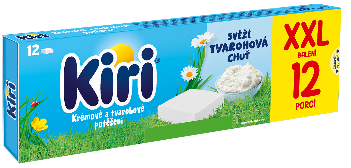 Kiri Tavený sýr z tvarohu a smetany