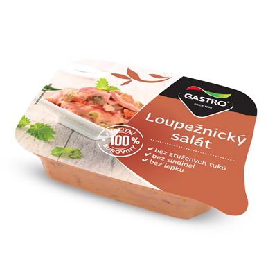GASTRO MENU Salát loupežnický chlaz. 140 g