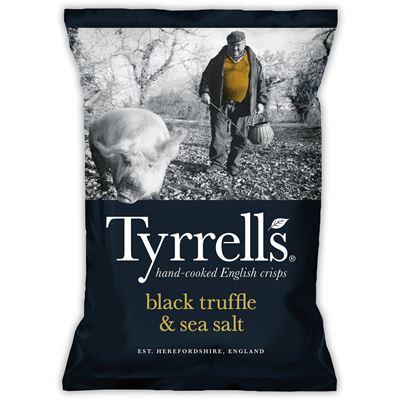Tyrrells Brambůrky lanýž s mořskou solí 135 g