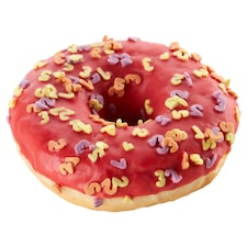 Donut červený s číslicemi 56g