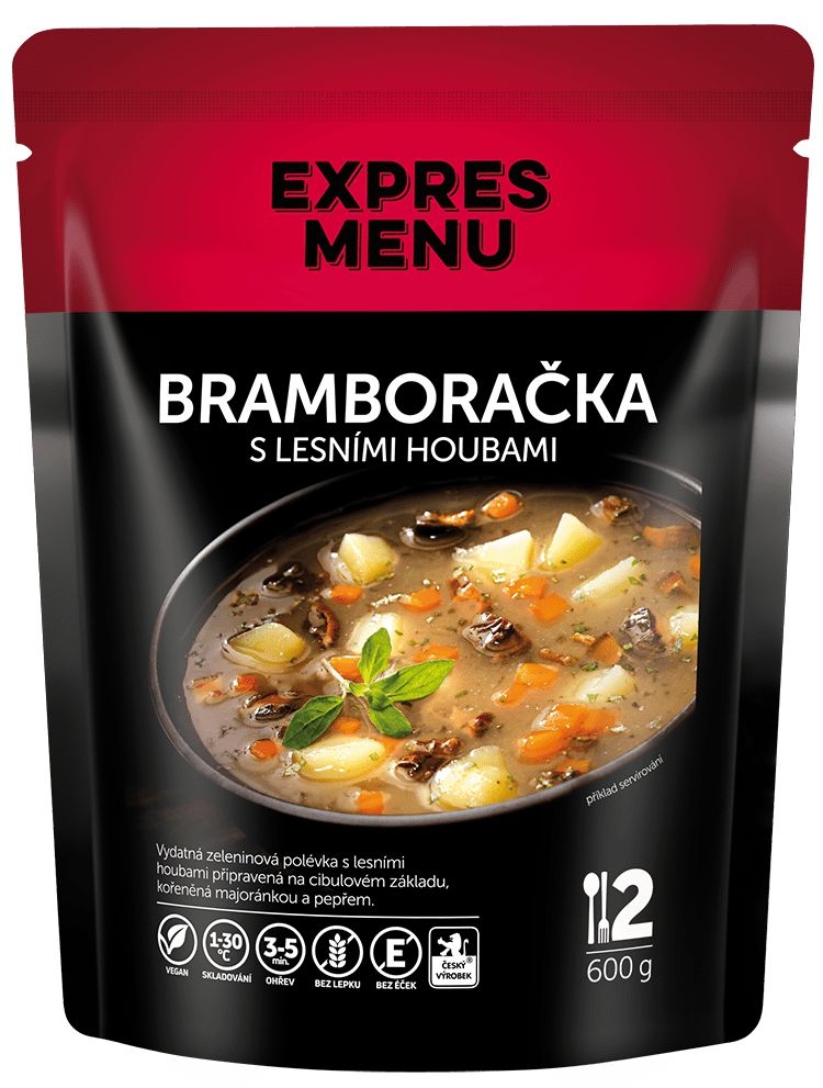 Expres menu Bramboračka s leními houbami 2P, 600g