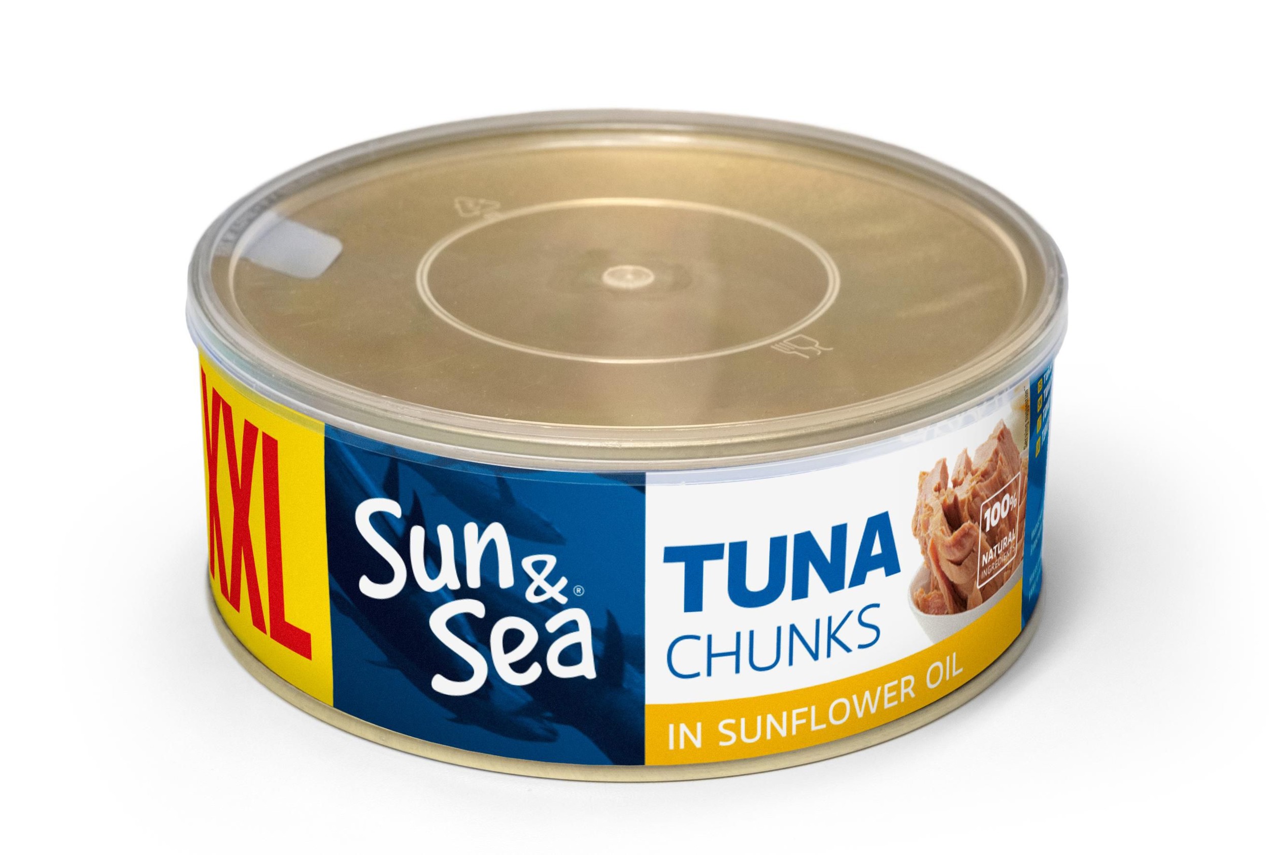 Sun & SeaTuňák kousky ve slunečnicovém oleji 750g