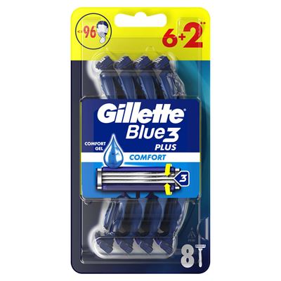 Gillette Gilette Blue 3 Comfort holítka 6 + 2 ks