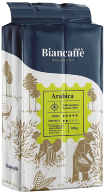 Biancaffè 100 % Arabica, mletá