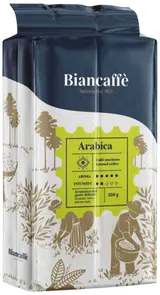 Biancaffè 100 % Arabica, mletá