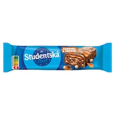 Studentská pečeť Karamel & Crispies, tyčinka s karamelem a cereálními křupinkami 38g