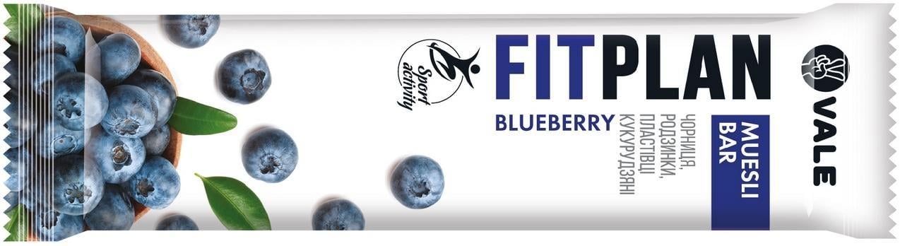 Fitplan Müsli tyčinka s borůvkami