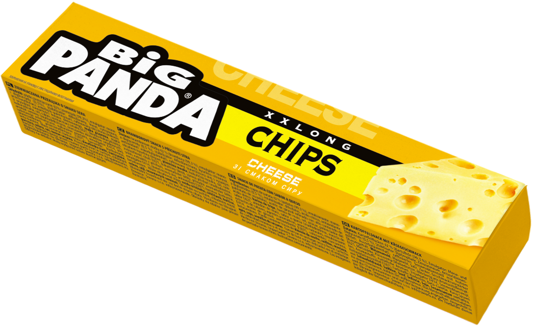 Big Panda Long Chips s příchutí sýra