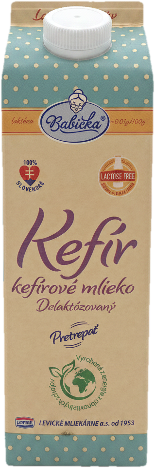 Babička Kefír 1,1% bezlaktózový velké balení