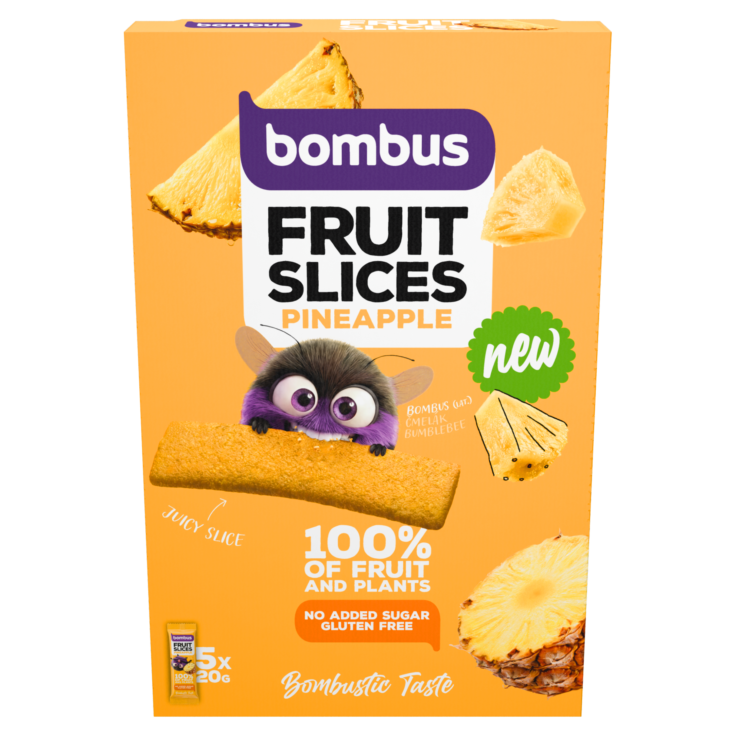 Bombus Ovocné plátky s ananasem