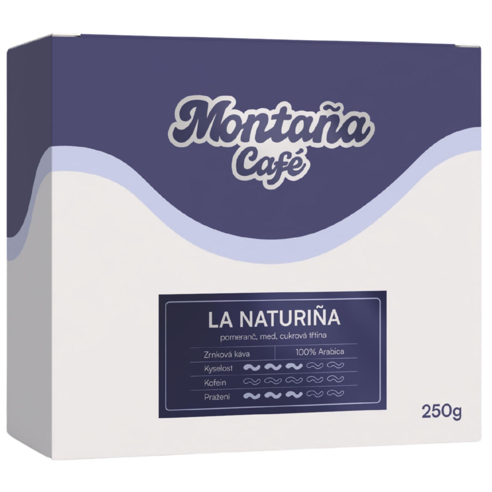 Montaña Café La Naturiña bezkofeinová mletá káva