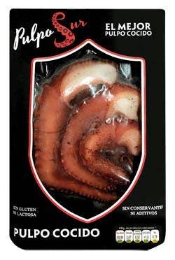 Pulpo Sur Chobotnice chapadla vařená
