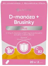 LIVSANE D-manóza+Brusinky Plus tbl.20