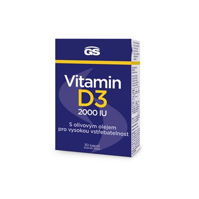 GS Vitamin D3 2000 IU 1 ks