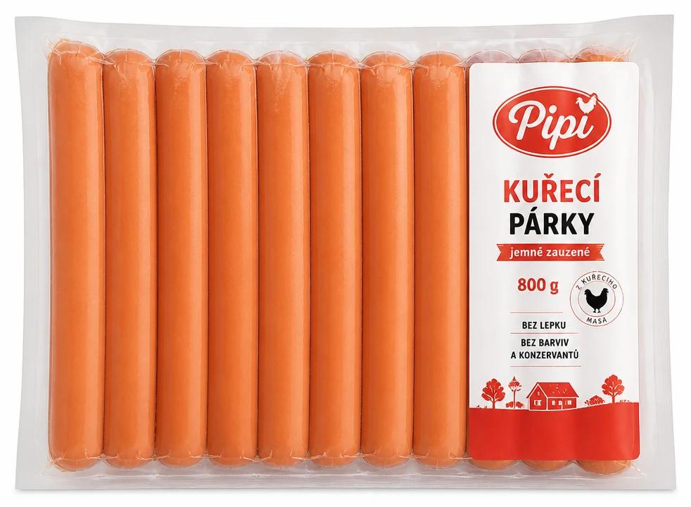 Kuřecí párky Pipi