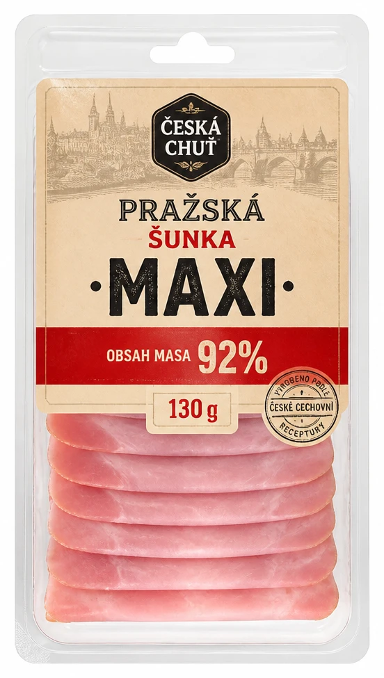 Česká chuť Pražská šunka MAXI