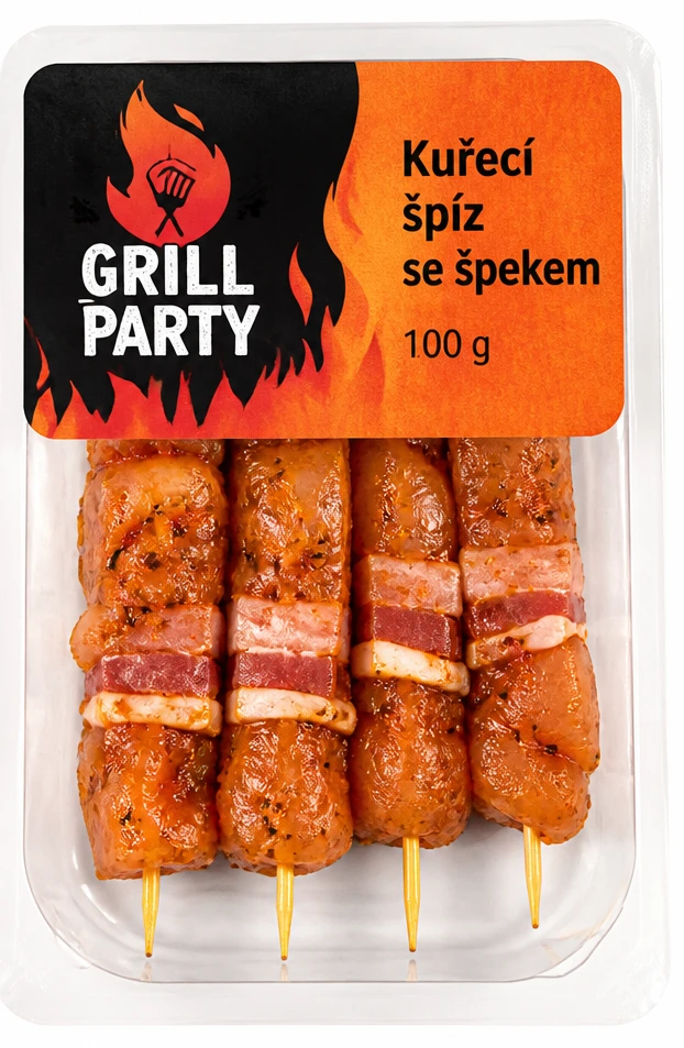Grill Party Kuřecí špíz se špekem