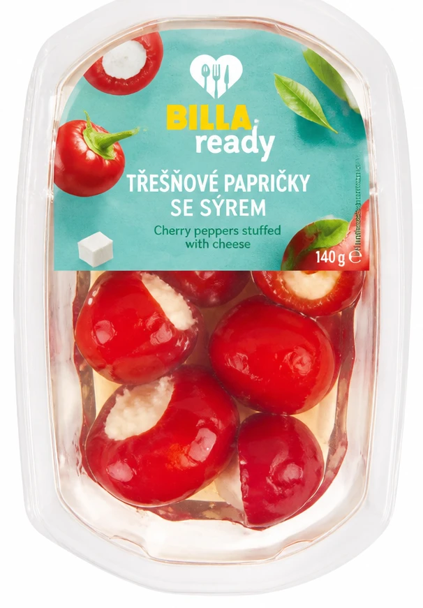 BILLA Ready Třešňové papričky se sýrem