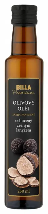 BILLA Premium Olivový olej extra panenský ochucený černým lanýžem