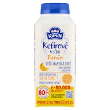 Mlékárna Kunín Kefírové mléko banán 300g