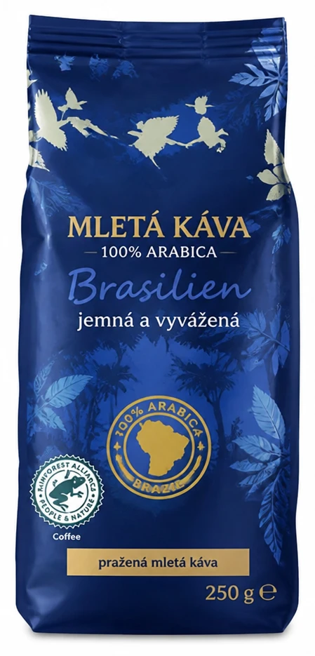 Mletá káva Brasilien