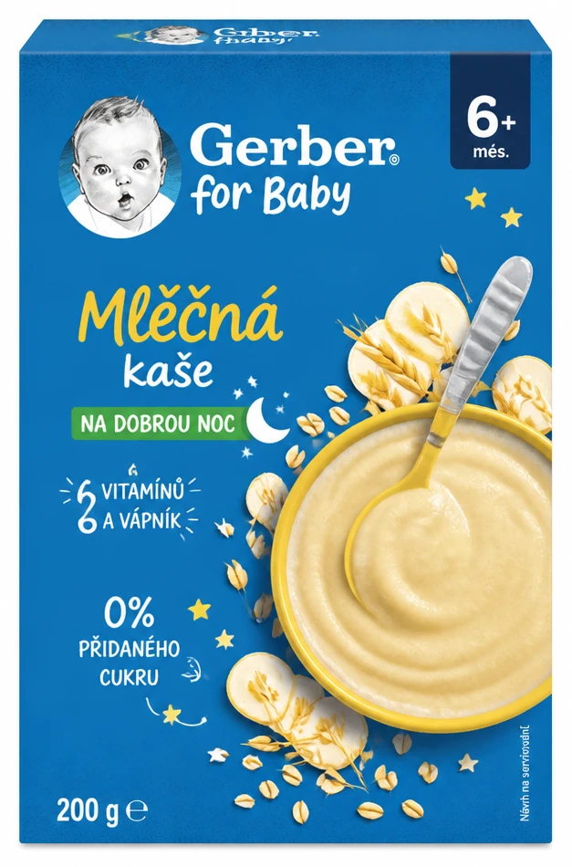 GERBER Mléčná/Nemléčná kaše