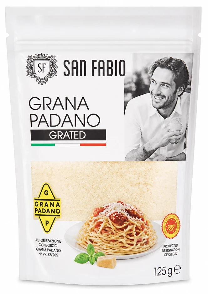 Sýr Grana Padano San Fabio strouhaný